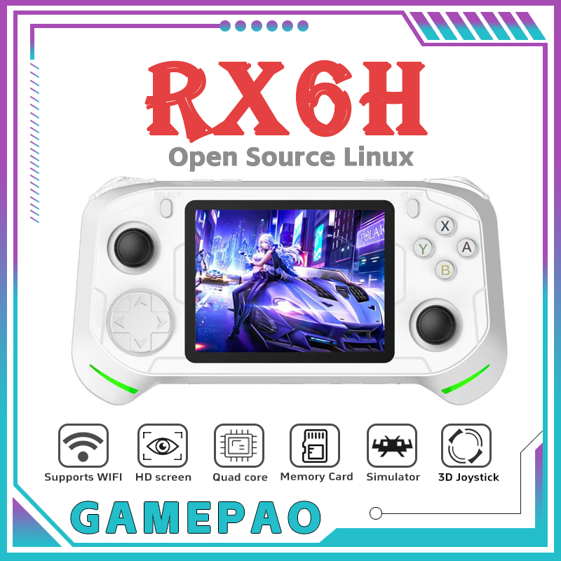 Gaming Console Minecraft - Console de Videogame Retro Portátil RX6H