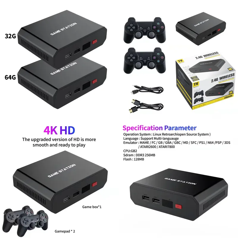 Gaming Console In - Console de Videogame M8plus HD com