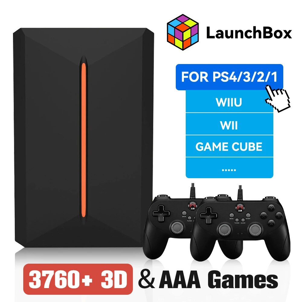 Gaming Console Gs5 - Mais de 3760 jogos 3D/AAA para