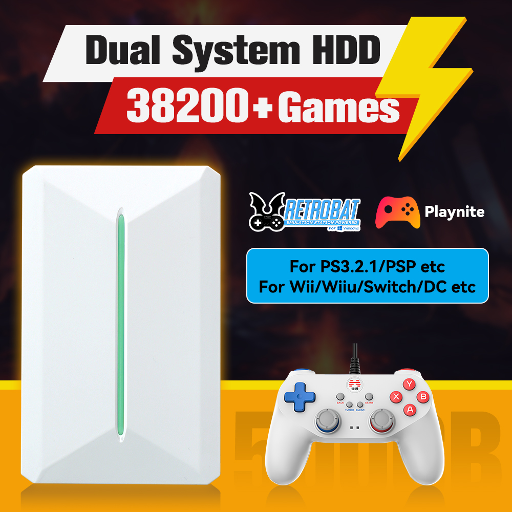 Gaming Console Gs5 - Retrobat & playnite sistema hdd console
