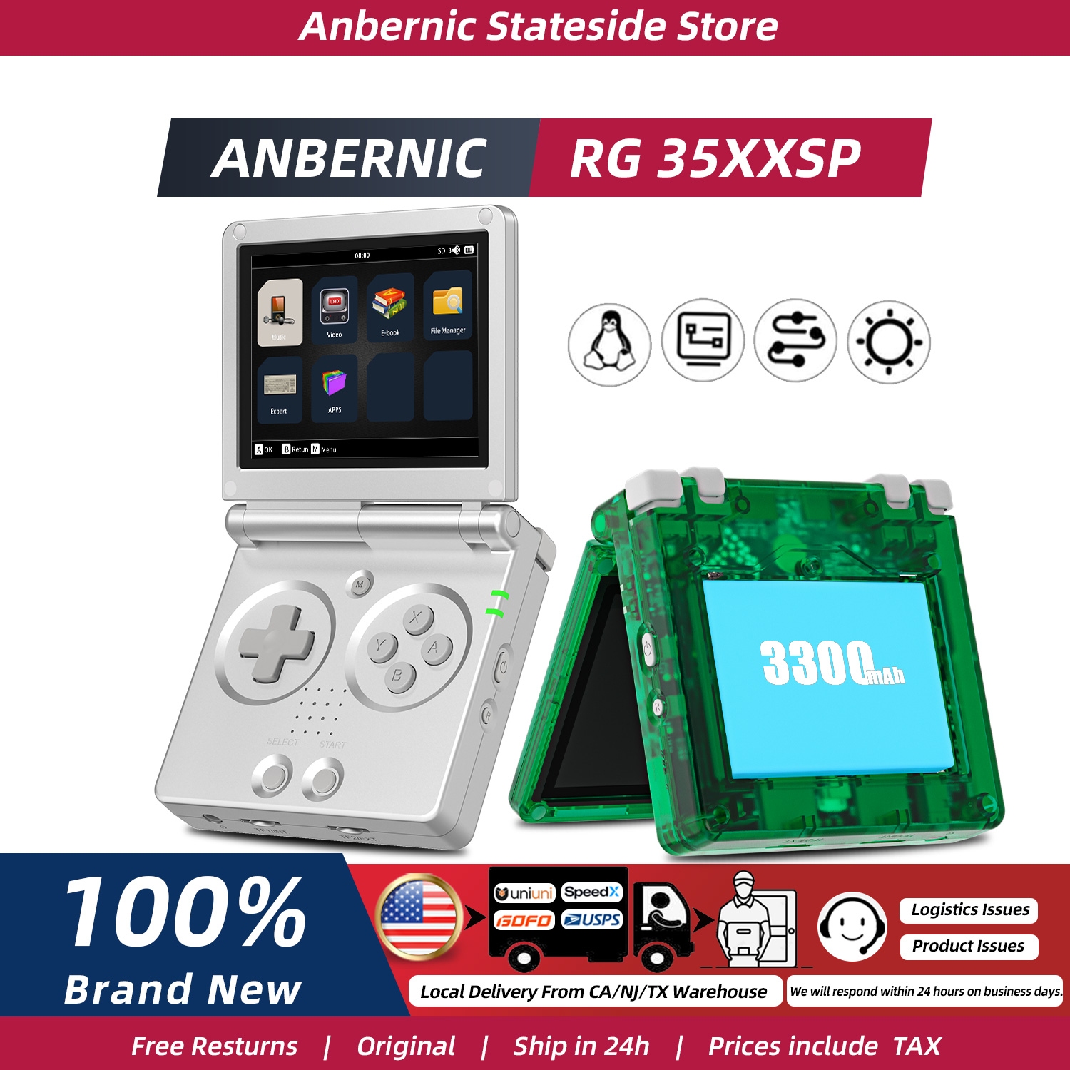 Console de Jogos Retro ANBERNI - Gaming Console 5 Year Old avaliação e preço