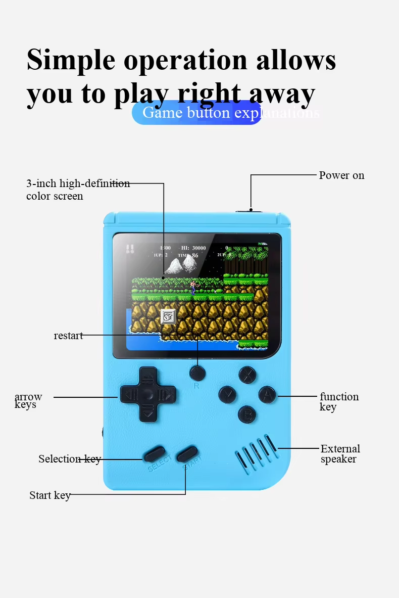 Console de jogos portátil retr - Gaming Console For Sale avaliação e preço