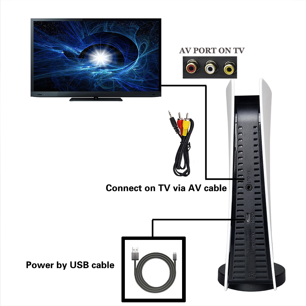 GS5 8 bits TV Vídeo Saída AV U - Gaming Console Gs5 avaliação e preço