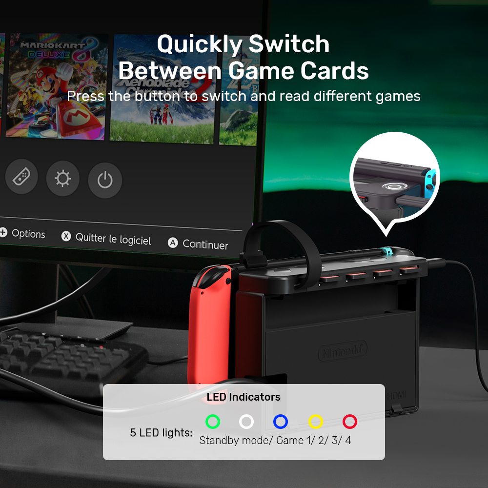 Leitor de Cartão de Jogo Portá - Nintendo Console Switch Lite avaliação e preço