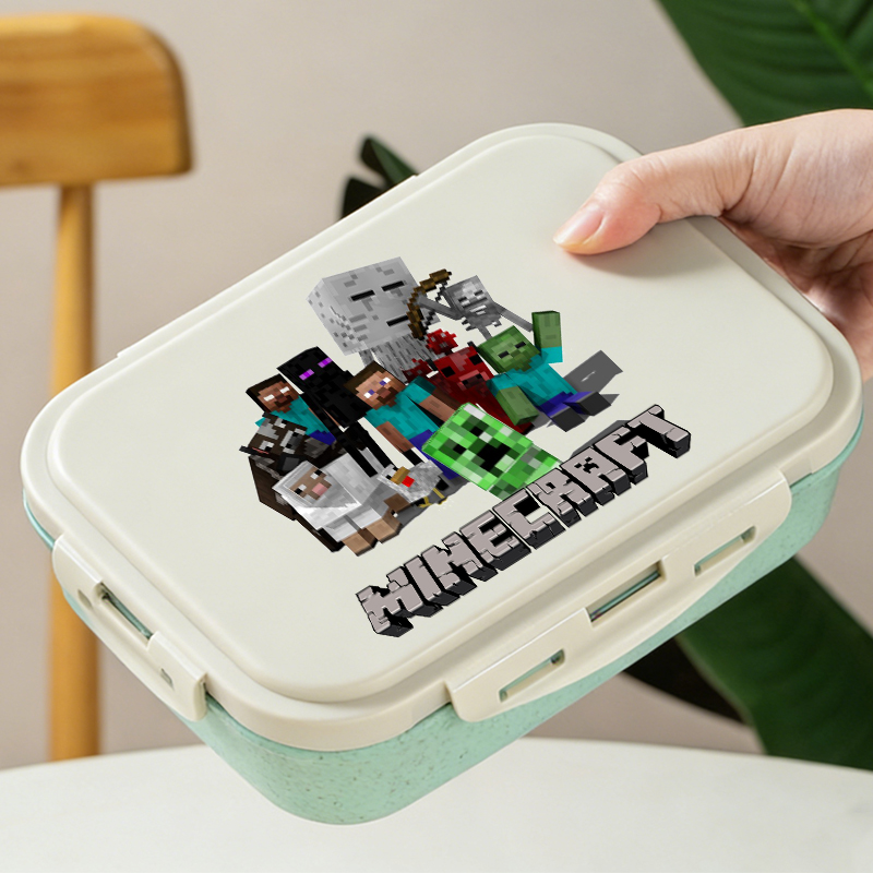 Lancheira Bento Minecrafted: N - Gaming Console Minecraft avaliação e preço