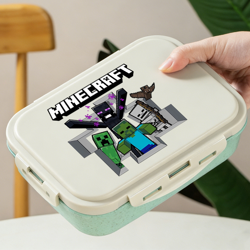 Lancheira Bento Minecrafted: N - Gaming Console Minecraft avaliação e preço